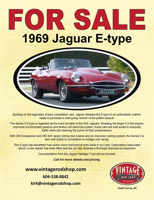 1969  Jaguar E Type