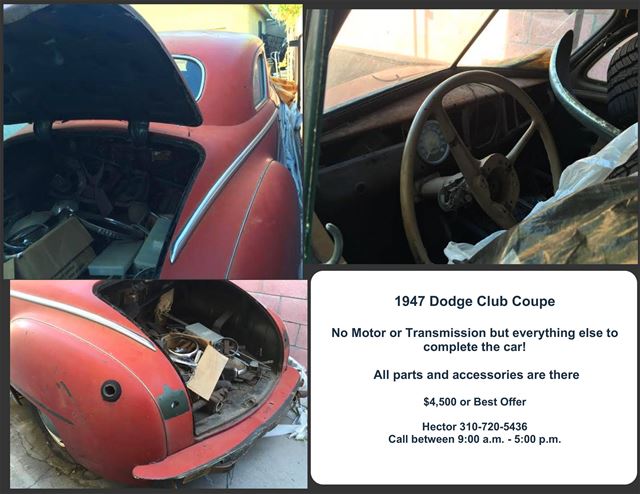 1947 Dodge Club Coupe for sale