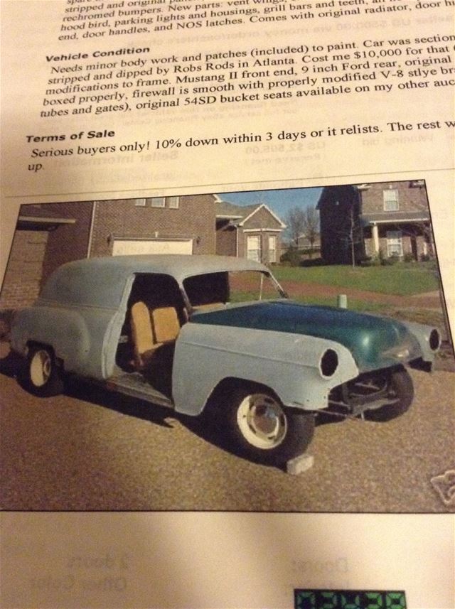 1954 Chevrolet 1500 for sale