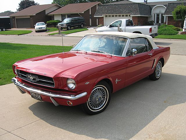 1965 Ford mustang convertible blue for sale