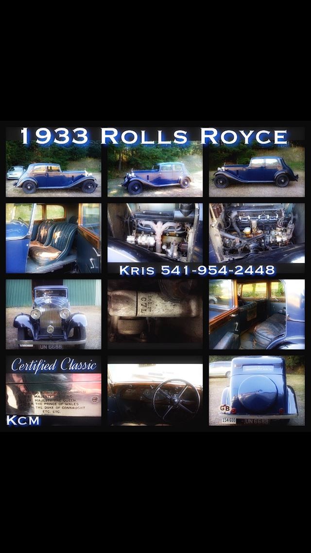 1933 Rolls Royce Car