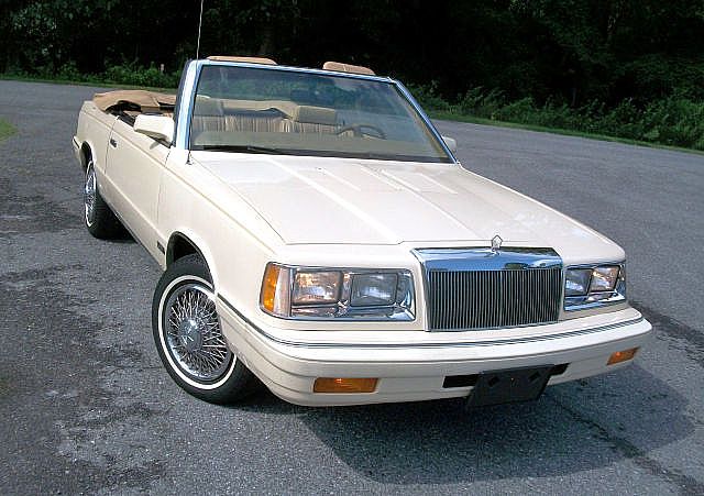 1986 Chrysler lebaron sale #4