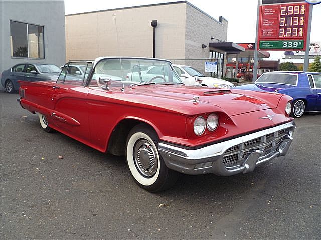 1960 Ford Thunderbird Convertible For Sale Glasdstone Oregon