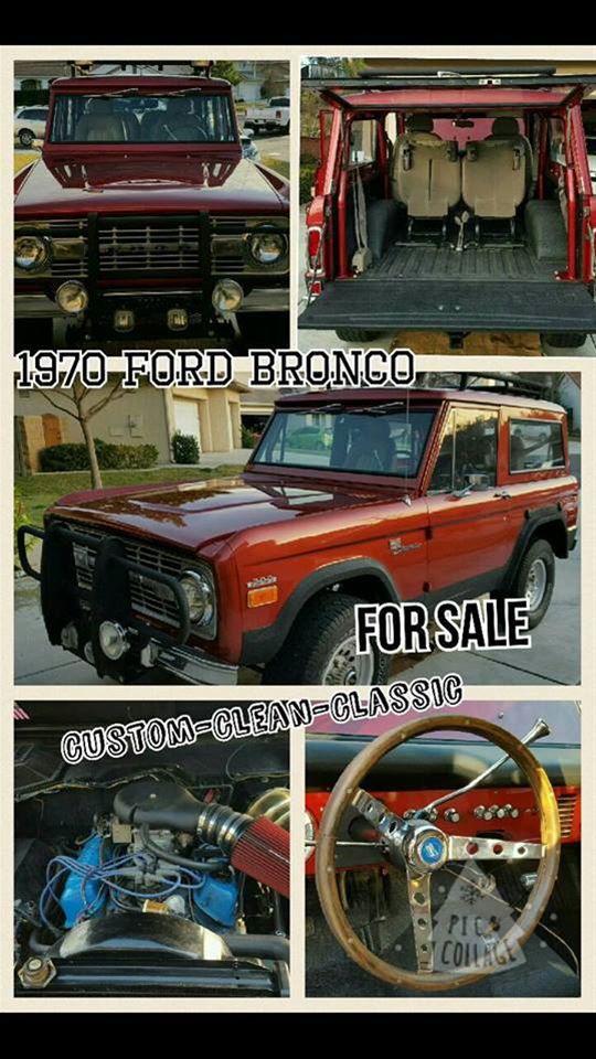 1970 Ford Bronco for sale