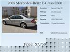 2005 Mercedes E500 Picture 2