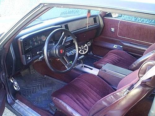 86 monte carlo ss interior. 1986 Chevrolet Monte Carlo SS